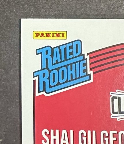 2018 Donruss Shai Gilgeous-Alexander Rated Rookie #162 5/10 RC Okc Thunder NM