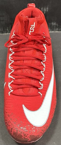 Mike Trout Signed Red Nike Game Model Promo Zoom Cleat Pair Angels Auto MLB COA