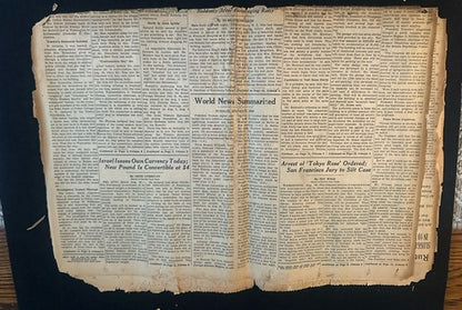 August 17 1948 New York Times Newspaper Article Section Babe Ruth Death Dies