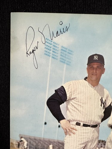 1964-66 Requena 8x10 Photo Original MICKEY MANTLE & ROGER MARIS Yankees Nm