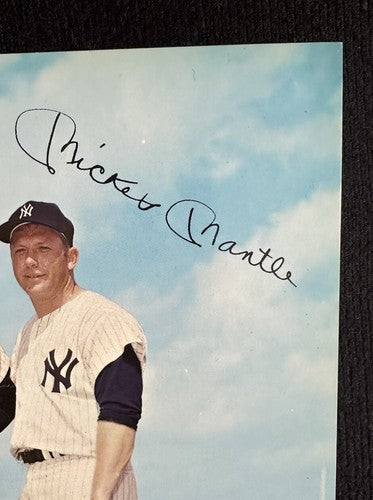 1964-66 Requena 8x10 Photo Original MICKEY MANTLE & ROGER MARIS Yankees Nm