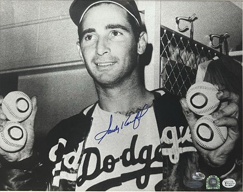 Sandy Koufax Signed 11x14 Framed Photo Dodgers Auto 4 No Hitters Steiner MLB HOF