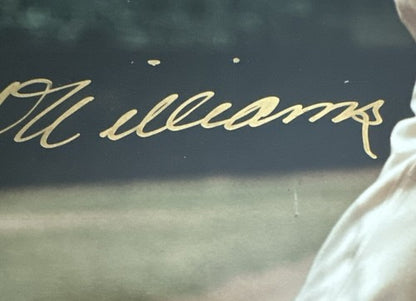 Ted Williams signed 1939 Rookie 8x10 photo arthur griffin W/Seal Psa MINT AUTO