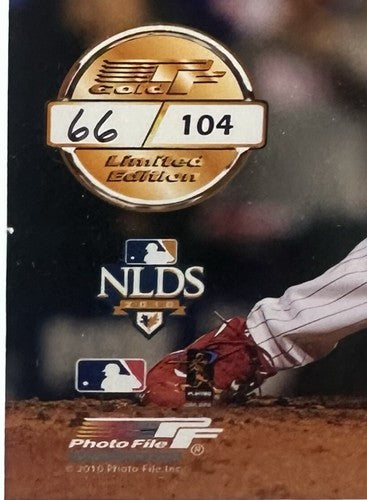 Roy Halladay Signed 8x10 Framed Photo No Hitter Dirt Lineup Card Auto MLB COA