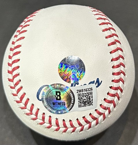 Ichiro Suzuki Signed MLB HOF Logo Baseball Mariners HOF 25 Autograph BAS COA