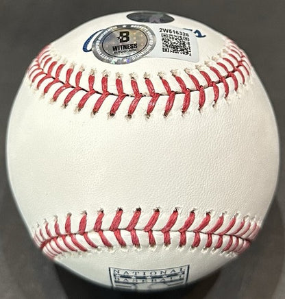Ichiro Suzuki Signed MLB HOF Logo Baseball Mariners HOF 25 Autograph BAS COA