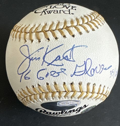Jim Kaat  Signed Official GG Baseball 16x Gold Gloves Auto HOF Twins Steiner MLB