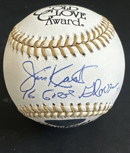 Jim Kaat  Signed Official GG Baseball 16x Gold Gloves Auto HOF Twins Steiner MLB