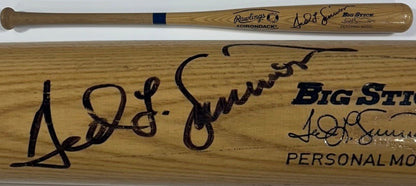 Ted Simmons Signed Game Used Rawlings Pro Model Bat Cardinals Autograph COA HOF
