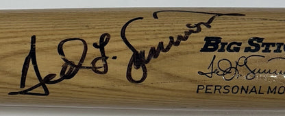 Ted Simmons Signed Game Used Rawlings Pro Model Bat Cardinals Autograph COA HOF