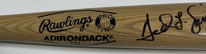 Ted Simmons Signed Game Used Rawlings Pro Model Bat Cardinals Autograph COA HOF