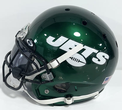 Rontez Miles 2017 Game Used NY Jets Schutt Authentic FS Helmet Visor #45 COA