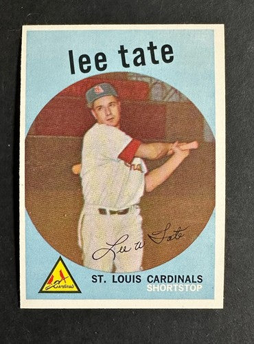 1959 Topps Set-Break #544 Lee Tate Mint Crisp Feels Brand New Out Of Pack Beauty