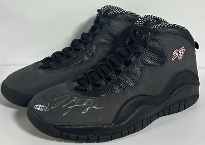 Michael Jordan Signed Jordan 10 Retro Suede Sneaker Pair Bulls /23 Auto UDA HOF