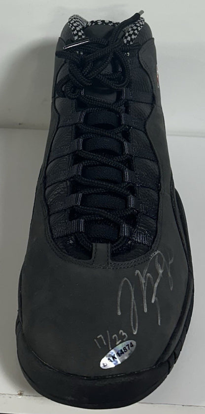 Michael Jordan Signed Jordan 10 Retro Suede Sneaker Pair Bulls /23 Auto UDA HOF