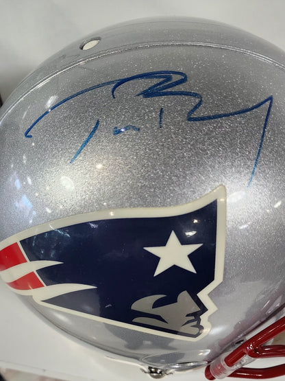 Tom Brady signed Patriots Riddell   Proline helmet Super Bowl Mvp Auto Tristar