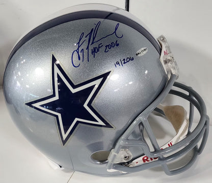 Troy Aikman Signed Cowboys FS Helmet Hof Auto /206 RIDELL