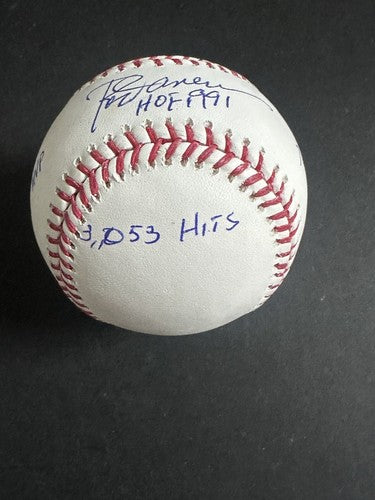 Rod Carew Signed Career 6  STAT Mlb Baseball Mint Hof Mvp Roy Twins Psa ITP Coa