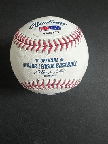 Rod Carew Signed Career 6  STAT Mlb Baseball Mint Hof Mvp Roy Twins Psa ITP Coa