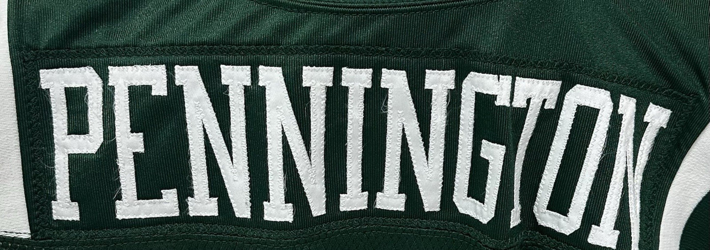 Chad Pennington Signed Game Used/Issued 2002 Reebok NY Jets Jersey Autograph COA