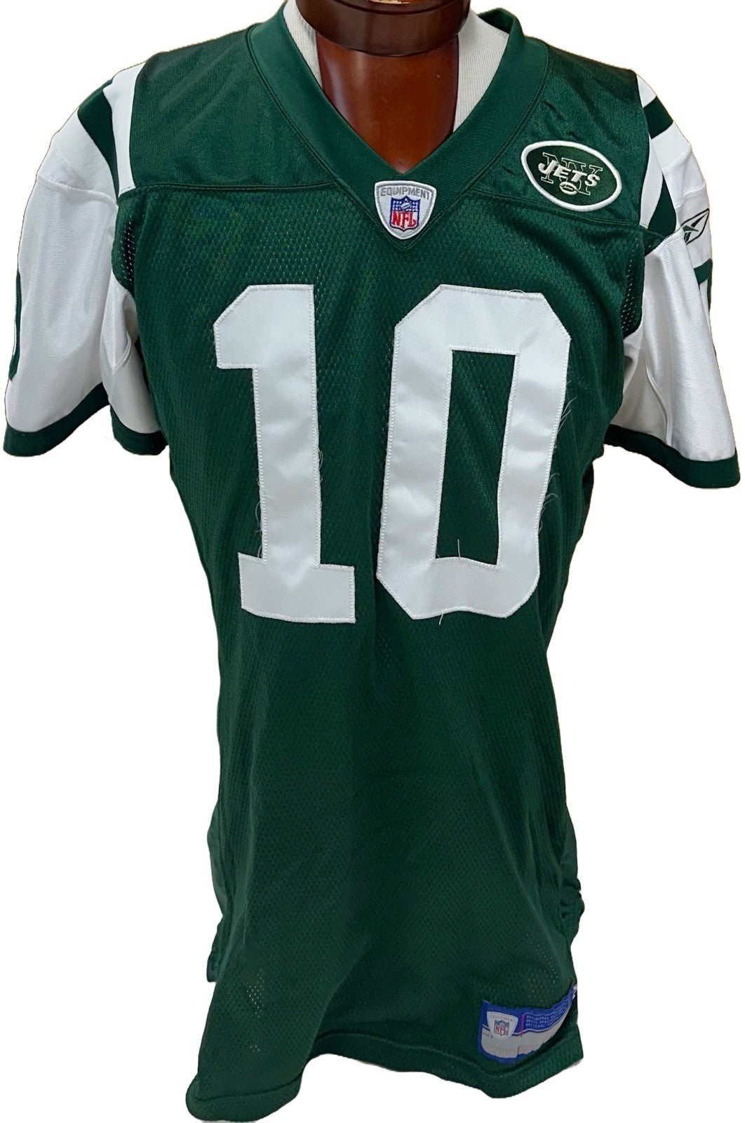 Chad Pennington Signed Game Used/Issued 2002 Reebok NY Jets Jersey Autograph COA