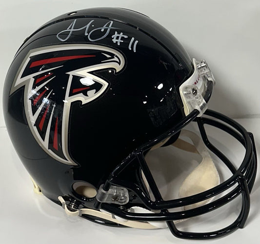 Julio Jones Signed Riddell Authentic FS Falcons Helmet Mint Autograph Radtke COA