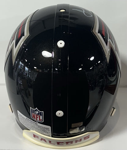 Julio Jones Signed Riddell Authentic FS Falcons Helmet Mint Autograph Radtke COA