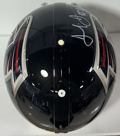 Julio Jones Signed Riddell Authentic FS Falcons Helmet Mint Autograph Radtke COA