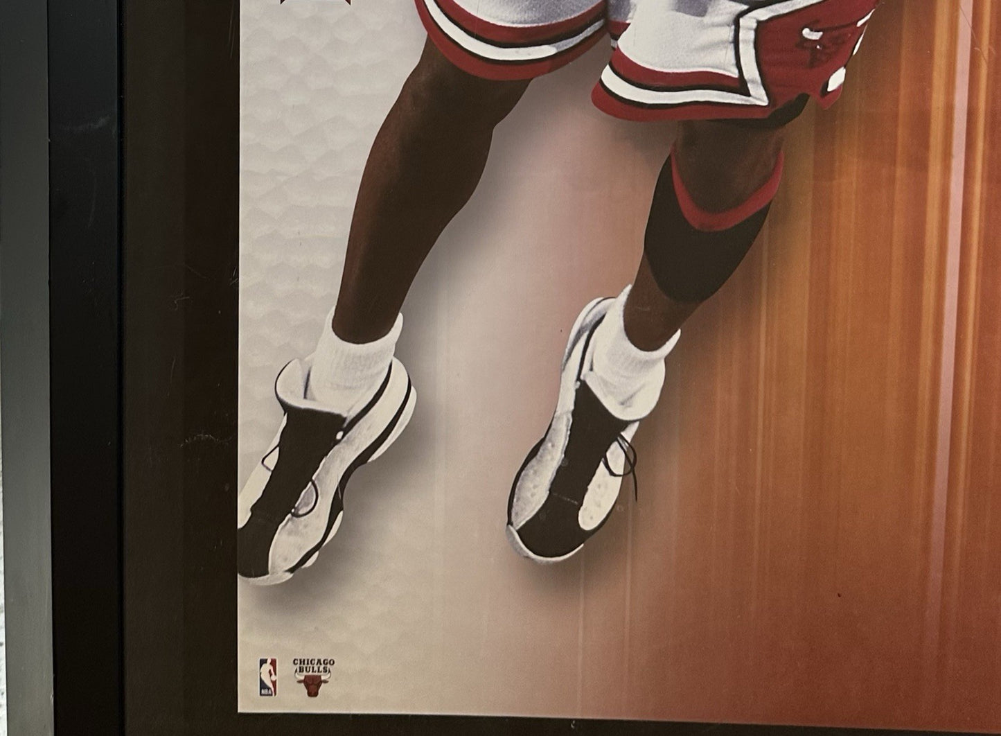Michael Jordan Signed Breaking Through Framed Photo 3D Bulls LE Auto UDA COA HOF
