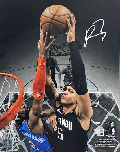 Paulo Banchero Signed 11x14 Framed Spotlight Photo Magic Autograph Fanatics COA