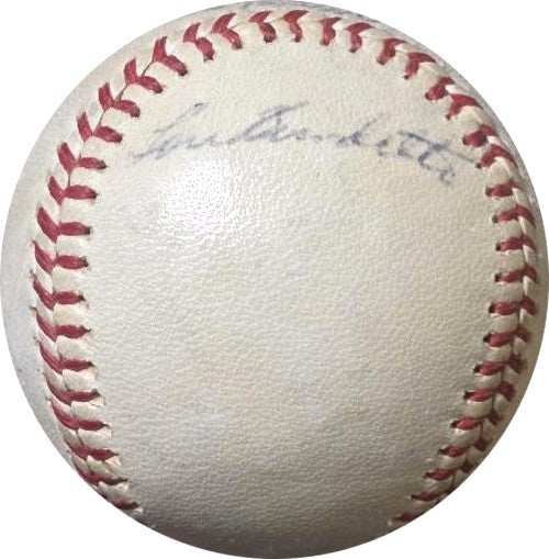 Stan Musial & Lou Burdette Signed 1963  Warren Giles N.L Baseball Cardinals COA