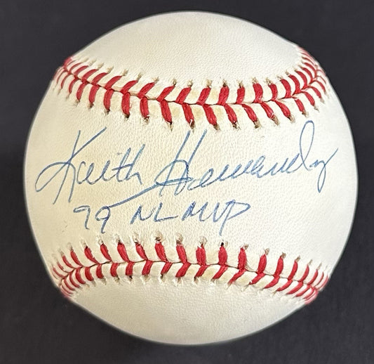 Keith Hernandez Signed Official NL Baseball 79 NL MVP Auto Cardinals TRISTAR COA