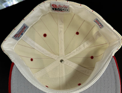 Pete Rose Signed Authentic Roman Reds Hat New Era 4256 Autograph Fanatics COA