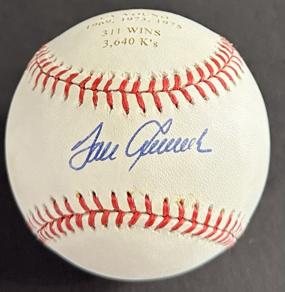 Tom Seaver Mets Signed Official NL HOF Stat Baseball Mint Auto Le /250 CBM COA