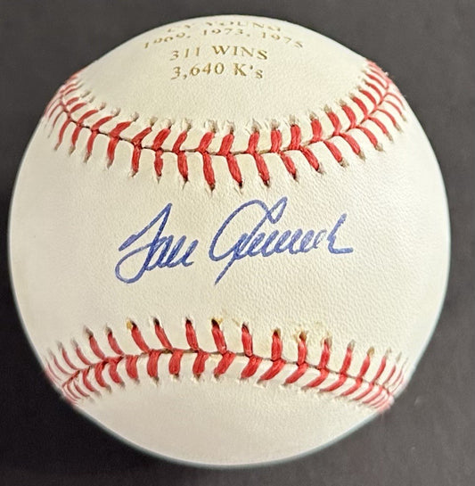 Tom Seaver Mets Signed Official NL HOF Stat Baseball Mint Auto Le /250 CBM COA