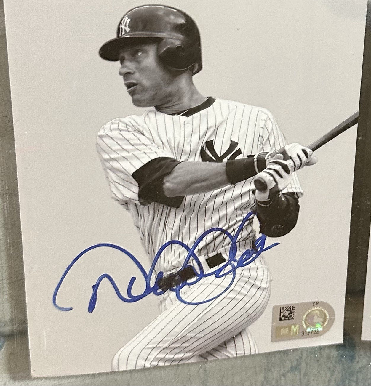 Yankees Core 4 Signed Framed Photo Collage Seatback Shadowbox Jeter Auto MLB HOF