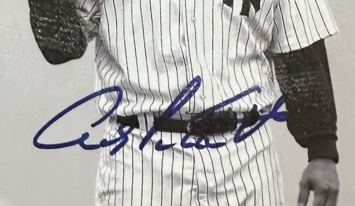 Yankees Core 4 Signed Framed Photo Collage Seatback Shadowbox Jeter Auto MLB HOF