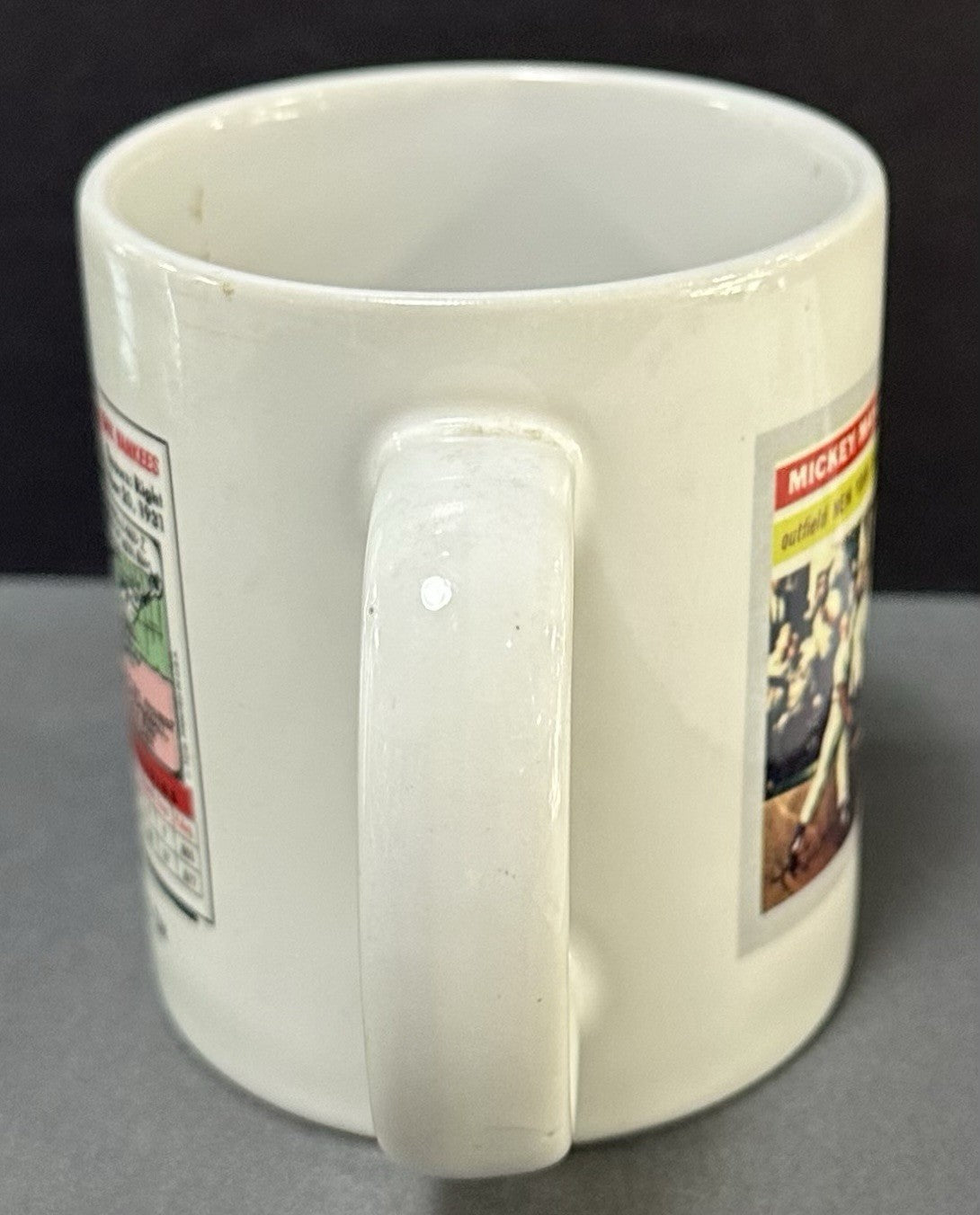 Mickey Mantle Signed 1956 Topps Card Mug NY Yankees Autograph PSA LOA 1/1 HOF