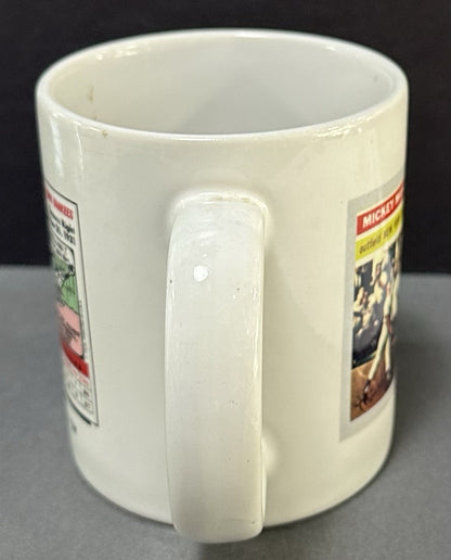 Mickey Mantle Signed 1956 Topps Card Mug NY Yankees Autograph PSA LOA 1/1 HOF