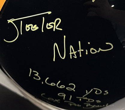Jerome Bettis Signed Steelers Pro Authentic FS Helmet /36 Stat Auto Fanatics HOF