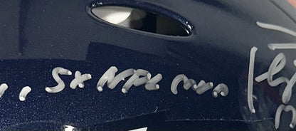 Peyton Manning Signed Broncos Pro Authentic FS Helmet 3 Stat Auto Fanatics HOF