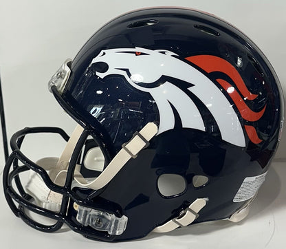 Peyton Manning Signed Broncos Pro Authentic FS Helmet 3 Stat Auto Fanatics HOF