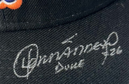 Orlando Hernandez Signed Mets 2007 Game Used Hat #26 Autograph Steiner PSA LOA
