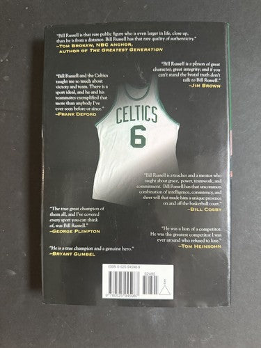 Bill Russell Rules Signed Book Boston Celtics Basketball HOF To Magic Auto Psa