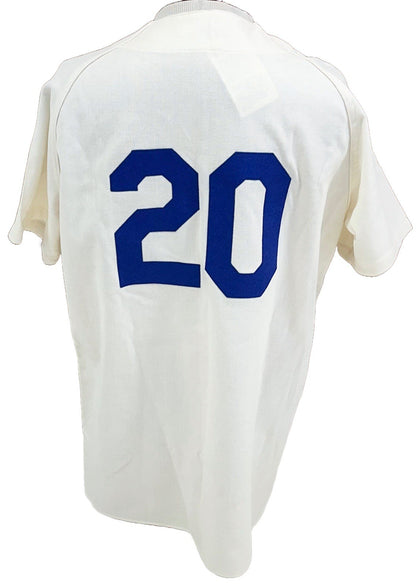 Don Sutton Signed Dodgers M & Ness Authentic Jersey 3 Stat /20 HOF 98 Auto PSA