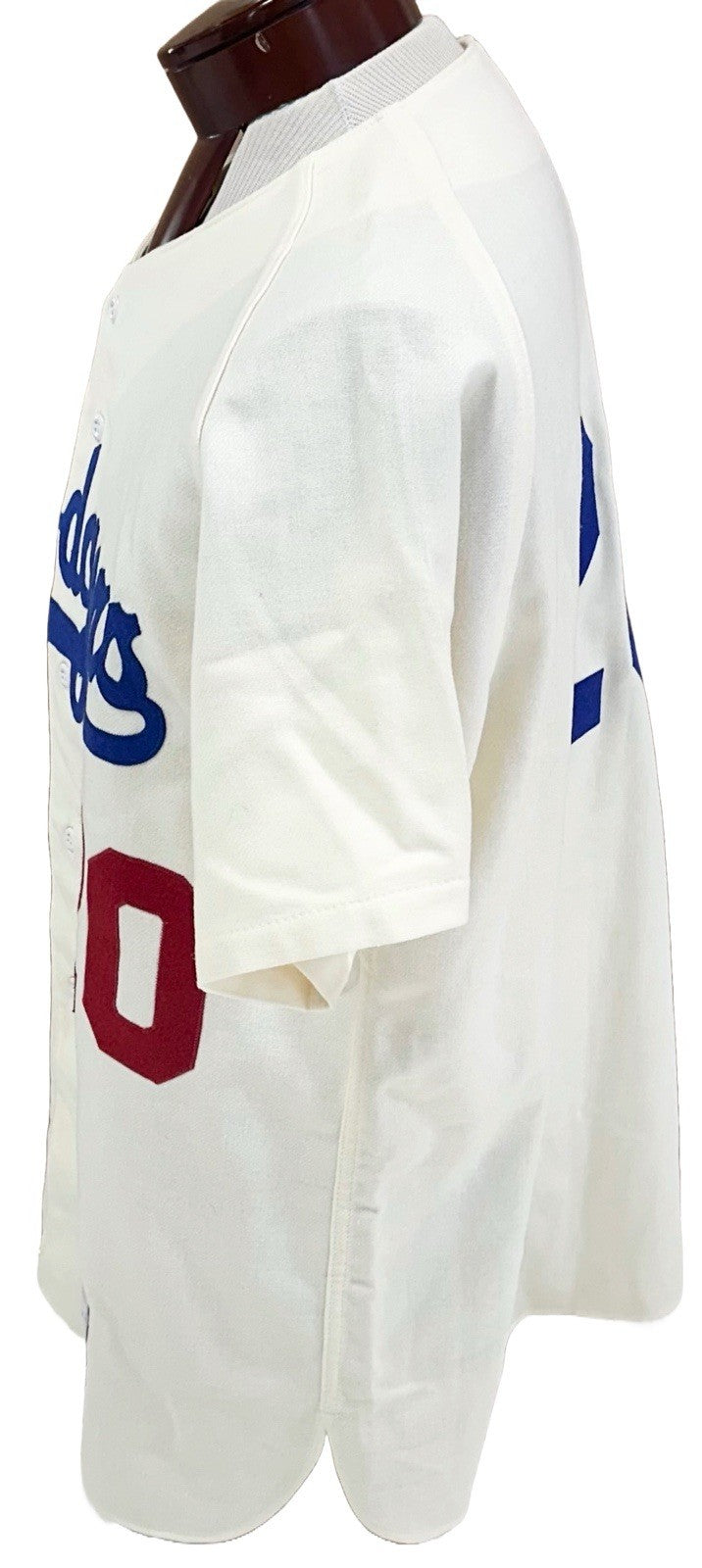 Don Sutton Signed Dodgers M & Ness Authentic Jersey 3 Stat /20 HOF 98 Auto PSA