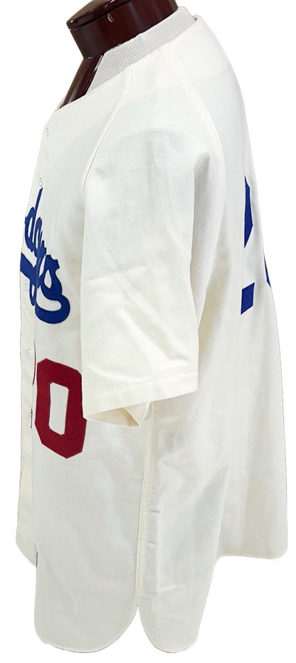 Don Sutton Signed Dodgers M & Ness Authentic Jersey 3 Stat /20 HOF 98 Auto PSA