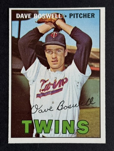 1967 Topps Set-Break #575 Dave Boswell Near Mint Nm Crisp Sharp Rc High # Twins