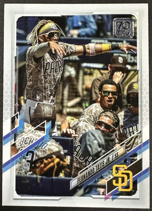2021 Topps - Image Variation Fernando Tatís Jr. #1 Vertical, Camo Jersey