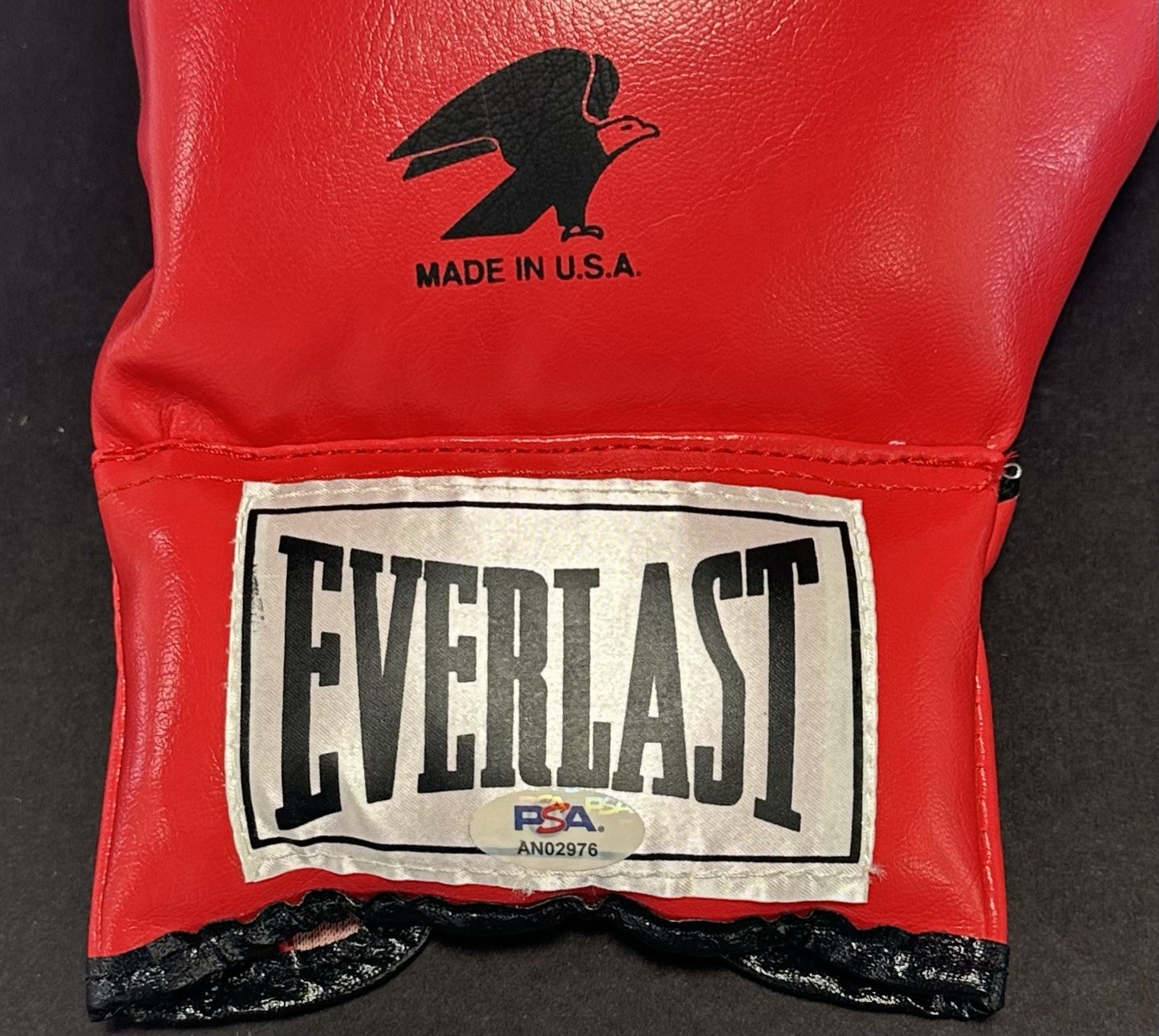 Muhammad Ali Signed Everlast Left Red Boxing Glove Autograph PSA LOA HOF